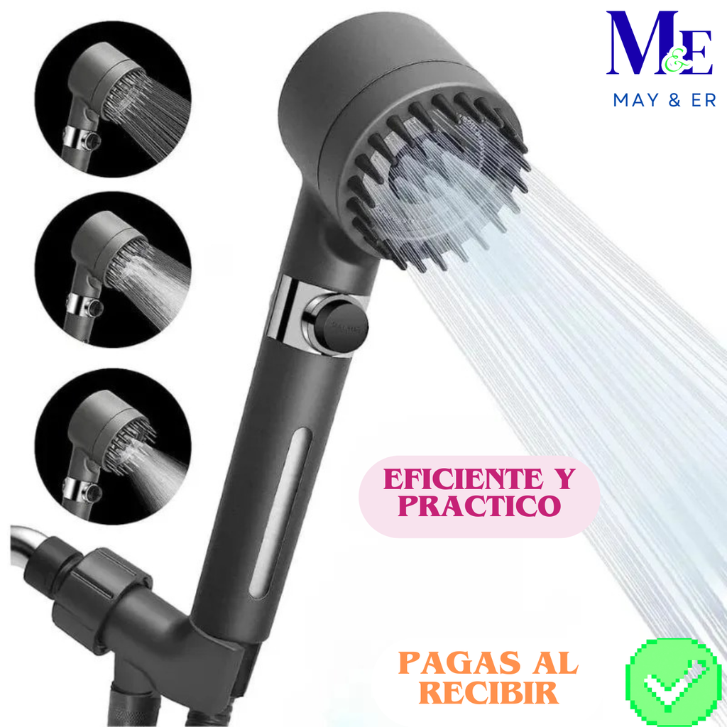 CABEZAL DUCHA MASAJEADOR CON FILTRO X2, DISEÑO EFECTIVO Y MUY COMODO. 5/5 ⭐️ ⭐️ ⭐️ ⭐️ ⭐️