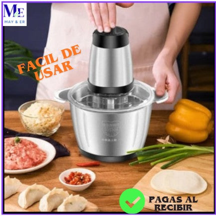 PICADORA ELECTRICA DOMESTICA DOS VELOCIDADES VERSÁTIL Y FUNCIONAL