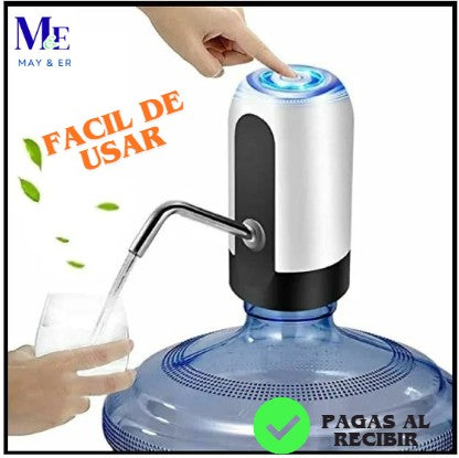DISPENSADOR DE AGUA, ES RECARGABLE USB.