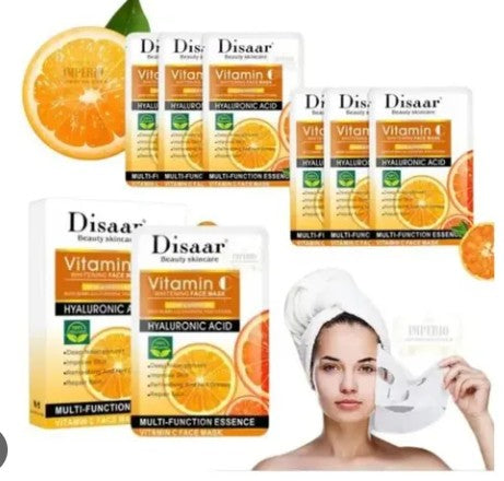 Mascarilla Facial Con Acido Hialuronico