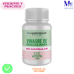 VINAGRE DE MANZANA 60CAP. BUENOS BENEFICIOS 5/5 ⭐️⭐️⭐️⭐️⭐️
