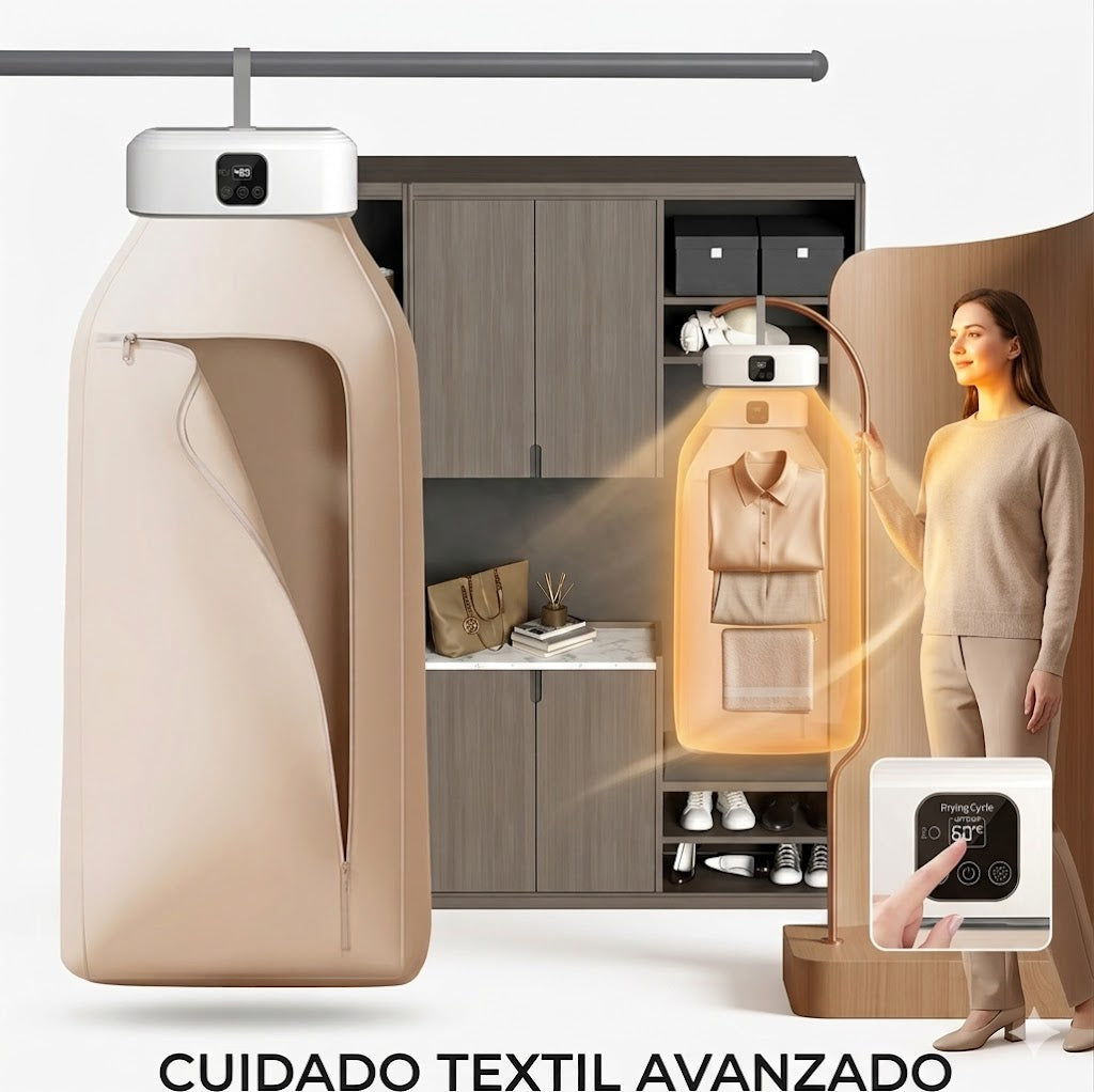 Secadora de ropa portatil, facil de guardar, compacta, silenciosa. 5/5 ⭐️⭐️⭐️⭐️⭐️
